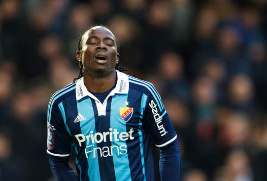 Djurgårdens Sam Johnson deppar