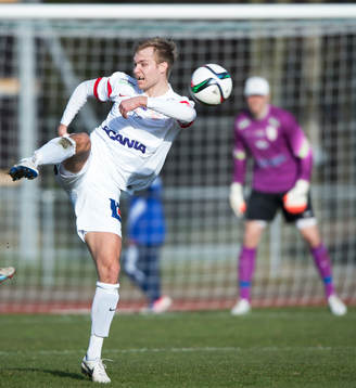 i matchen i Superettan mellan Ängelholm och Assyriska i