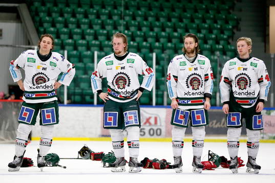 Frölundas Kim Roussakoff, Kim Jonsson, Jonathan Hansson