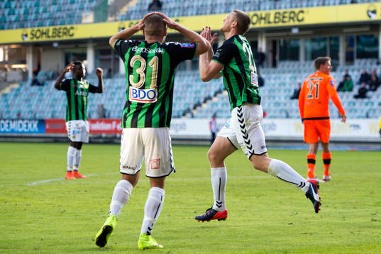 Gais Shkelqim Krasniqi och Johan Lundgren deppar