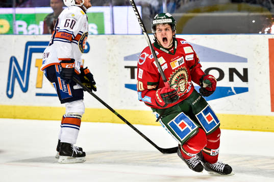 Frölundas Mattias Janmark jublar