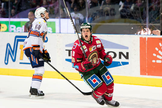 Frölundas Mattias Janmark jublar