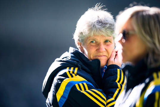 Sveriges förbundskapten Pia Sundhage
