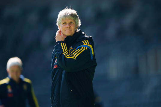 Sveriges förbundskapten Pia Sundhage