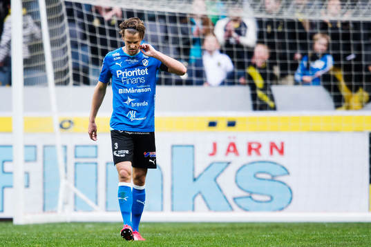 Halmstads Fredrik Liverstam deppar