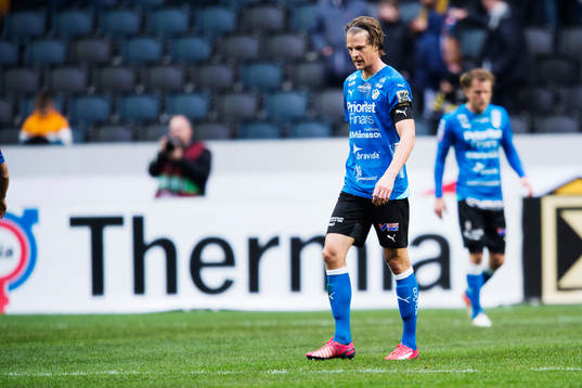 Halmstads Fredrik Liverstam deppar