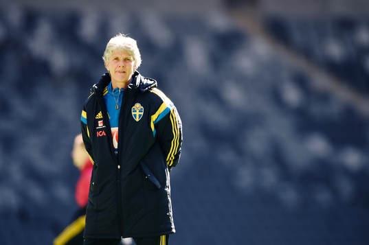 Sveriges förbundskapten Pia Sundhage