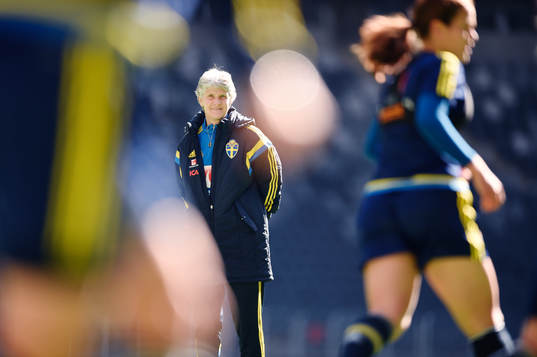 Sveriges förbundskapten Pia Sundhage