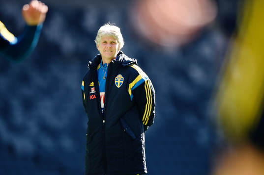 Sveriges förbundskapten Pia Sundhage