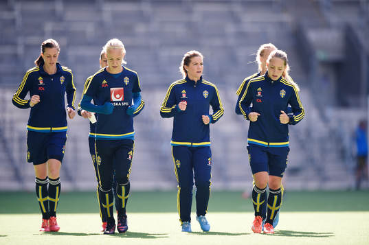 Sveriges Lott Schelin, Caroline Seger och Hanna Folkesson
