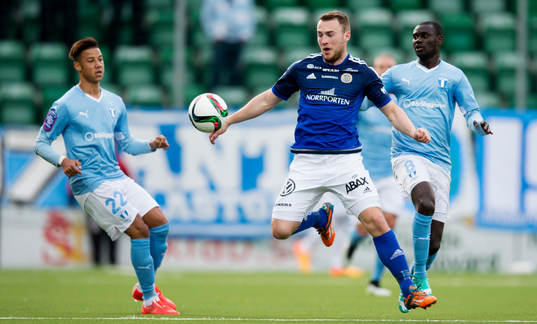 Malmö FFs Tobias Sana och Enock Kofi Adu