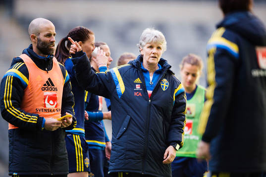 Sveriges förbundskapten Pia Sundhage
