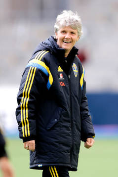 Sveriges förbundskapten Pia Sundhage