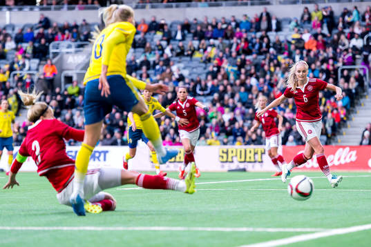 Sveriges Sofia Jakobsson oroar i Danmarks straffområde