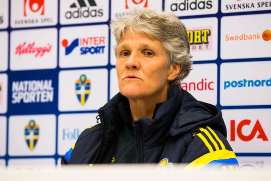 Sveriges förbundskapten Pia Sundhage