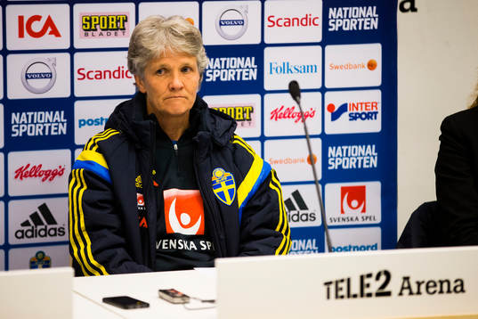 Sveriges förbundskapten Pia Sundhage