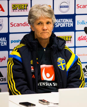 Sveriges förbundskapten Pia Sundhage