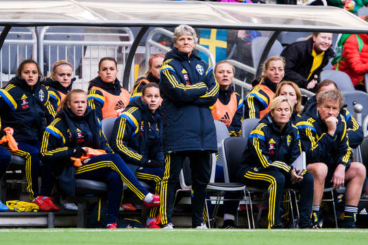 Sveriges förbundskapten Pia Sundhage