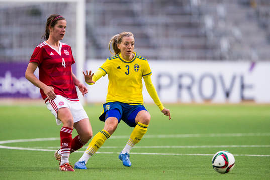 Danmarks Sofie Junge Pedersen och Sveriges Linda Sembrant