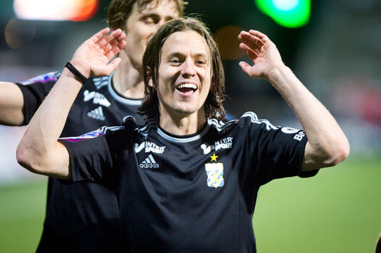 IFK Göteborgs Lasse Vibe jublar