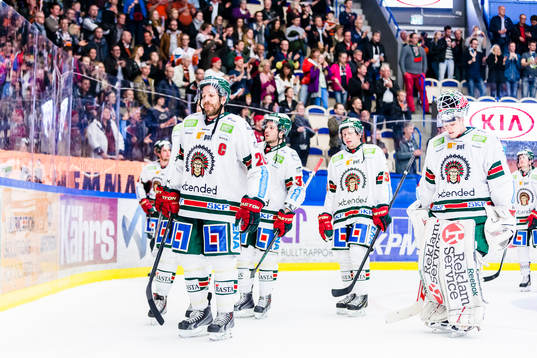 Frölundas Joel Lundqvist, Elias Fälth, Lukas Bengtsson