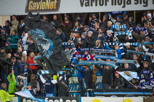 Gefles supportrar