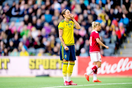 Sveriges Therese Sjögran deppar