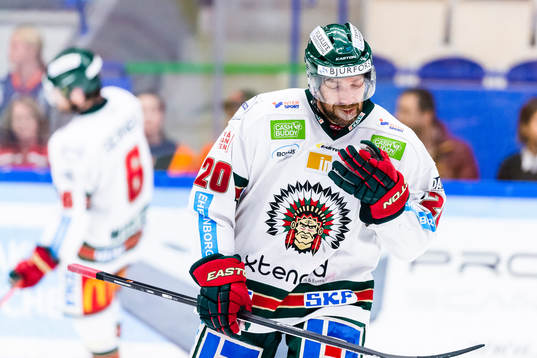Frölundas Joel Lundqvist hänger med huvudet