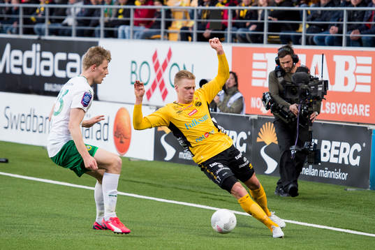 Elfsborgs Per Frick och Hammarbys Lars Saetra
