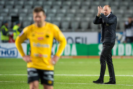 Elfsborgs manager Magnus Haglund tackar publiken