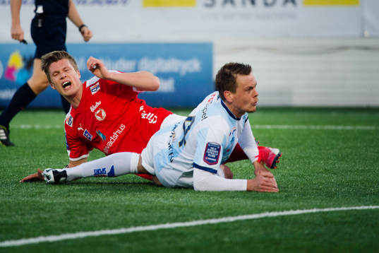 Kalmars Viktor Elm och Gefles Jens Portin