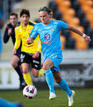 Athletics Joakim Alriksson i matchen i Superettan mellan