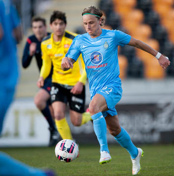 Athletics Joakim Alriksson i matchen i Superettan mellan
