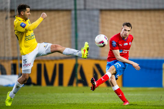 Helsingborgs Frederik Helstrup och Falkenbergs Stefan