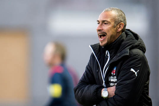 Helsingborgs manager Henrik Larsson