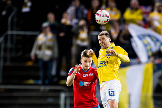 Falkenbergs Stefan Rodevåg och Helsingborgs Carl Johansson