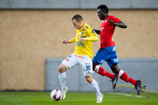 Falkenbergs Carl Wede och Helsingborgs Lalawélé Atakora
