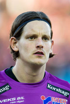 Falkenbergs målvakt Alexander Lundin