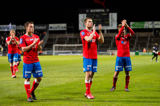 Helsingborgs Anton Wede, Frederik Helstrup och Johan
