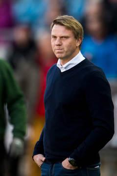 Falkenbergs tränare Hans Eklund