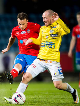 Helsingborgs Anton Wede och Falkenbergs Christoffer Carlsson