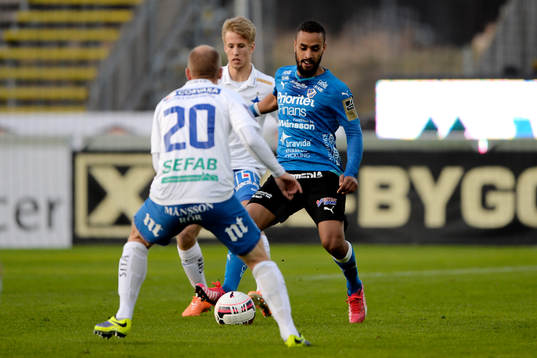 Halmstads Junes Barny och Norrköpings Daniel Sjölund