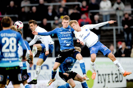 Norrköpings Filip Dagerstål gör 0-1