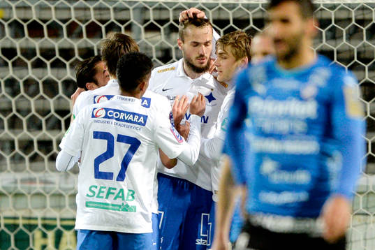 Norrköpings Emir Kujovic jublar