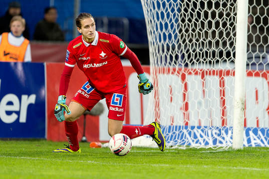 Norrköpings målvakt David Mitov Nilsson