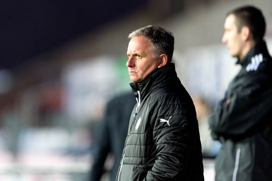 Halmstads tränare Janne Jönsson deppar