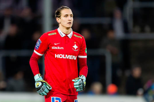 Norrköpings målvakt David Mitov Nilsson