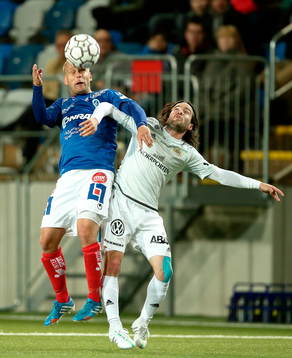 Åtvidabergs Kristian Bergström och GIF Sundsvalls Robbin