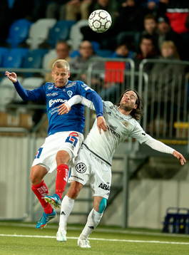 Åtvidabergs Kristian Bergström och GIF Sundsvalls Robbin