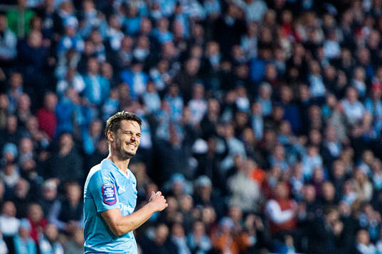 Malmö FFs Markus Rosenberg deppar